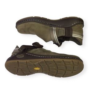 Chaco Pedshed Brown Nubuck Leather Clogs size 6.5